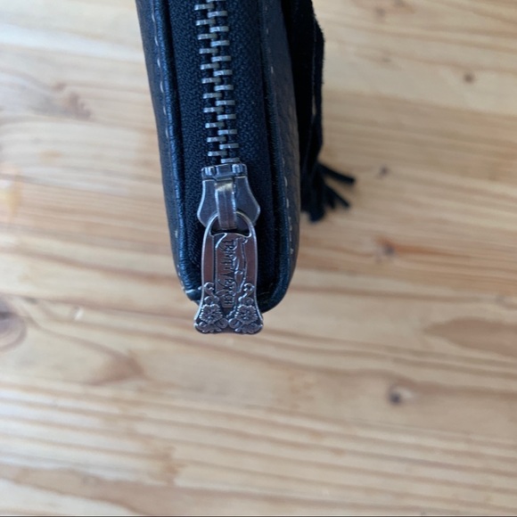 Trinity Ranch Black Wallet with Tassels - Picture 2 of 10